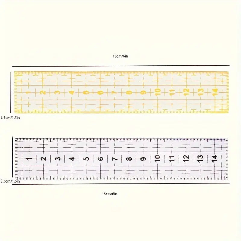 Rectangle Acrylic Quilting Template Patchwork Tailor Drawing Sewing Ruler - Jason Shop Fittings