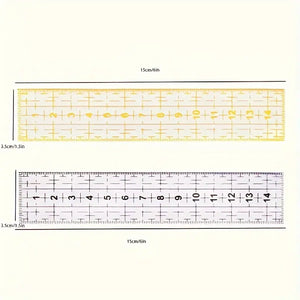 Rectangle Acrylic Quilting Template Patchwork Tailor Drawing Sewing Ruler - Jason Shop Fittings