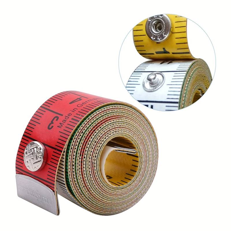 1pc 152.4cm Tape Measure, Body Measuring Tape Sewing Tailor Tape Mini Measuring Soft Flat Ruler Sewing Tape Measure - Jason Shop Fittings
