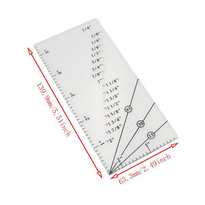 Acrylic Seam Guide Ruler