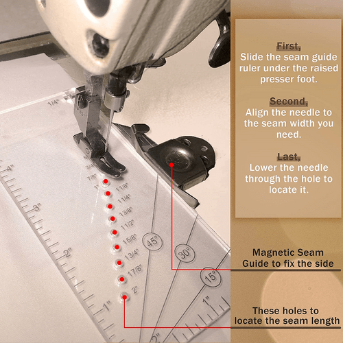 Acrylic Seam Guide Ruler