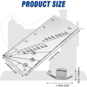 Acrylic Seam Guide Ruler - Jason Shop Fittings
