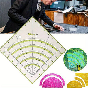 Non-Slip Circle Cutter Ruler - Jason Shop Fittings