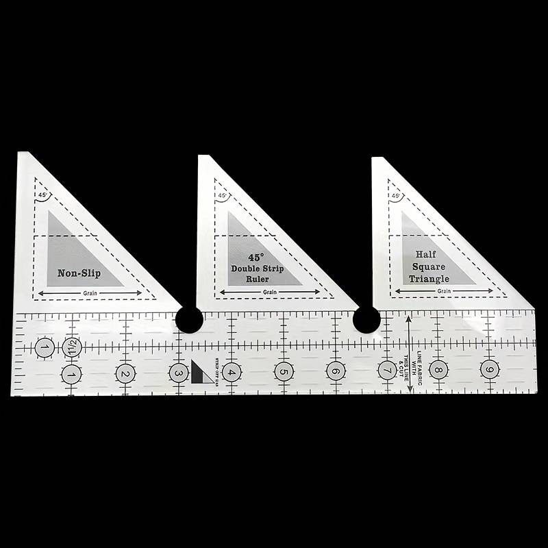 Double Rular 45 ° Double Ruler New Model, Double Stitching Ruler