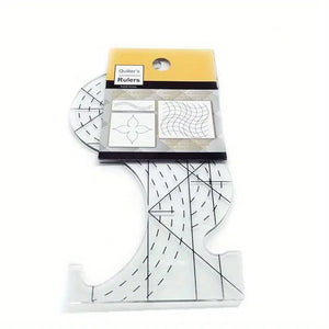 Quilting Template Free Motion Patchwork Quilt Ruler Dressmaking DIY 8x4.2'' - Jason Shop Fittings