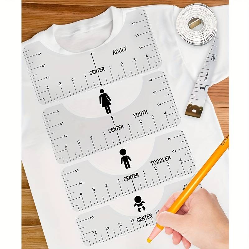 T-Shirt Ruler Guide - Jason Shop Fittings