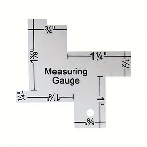 2 Inch Mini Hand Measuring Gauge Quilting Sewing Dressmaking Patchwork Ruler for DIY Sewing Craft - Jason Shop Fittings