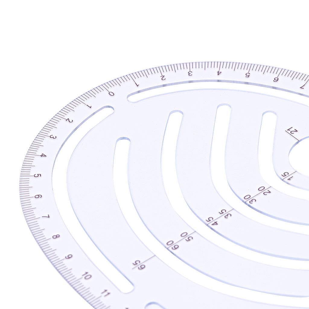 Plastic Sewing Square Ruler Tailor Drawing Craft Tool DIY Supply Tool French Metric Shaped Ruler - Jason Shop Fittings