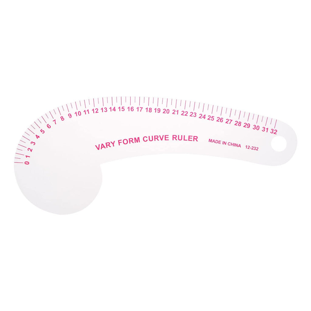 sourcing map Styling Sewing French Curve Ruler, 30x11.5cm Dress Makers Ruler Clear Sewing Tailors Pattern Making Ruler for Fashion Design and Guides for Fabric - Jason Shop Fittings
