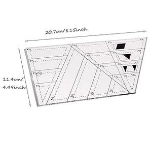 Patchwork Ruler Quilting Rule High Grade TranCloth Cutting Rusparet Acrylic Rulers Yardstick lers DIY Sewing Tools - Jason Shop Fittings