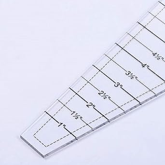 Acrylic Sewing Ruler Easy Patchwork Quilting Quadrilateral Hexagon Easy DIY Template