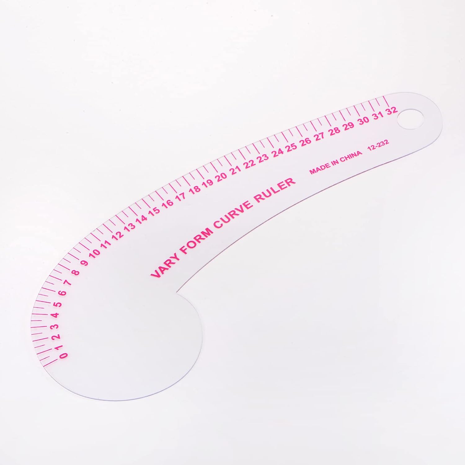 sourcing map Styling Sewing French Curve Ruler, 30x11.5cm Dress Makers Ruler Clear Sewing Tailors Pattern Making Ruler for Fashion Design and Guides for Fabric - Jason Shop Fittings
