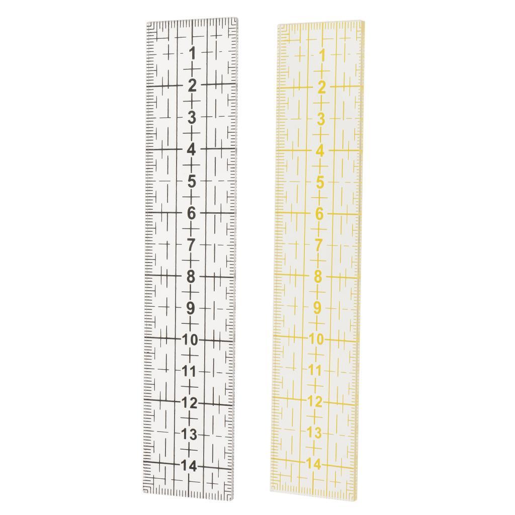 Rectangle Acrylic Quilting Template Patchwork Tailor Drawing Sewing Ruler - Jason Shop Fittings