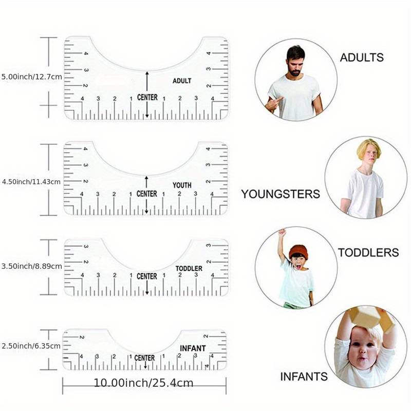 T-Shirt Ruler Guide - Jason Shop Fittings