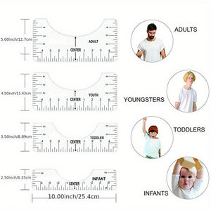 T-Shirt Ruler Guide - Jason Shop Fittings