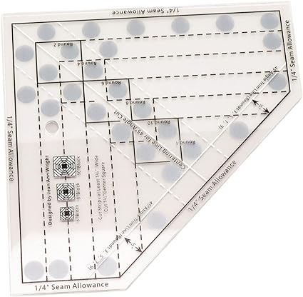 Mini Quilt Ruler Pineapple Trim Acrylic Tool Template Mesh Sewing Ruler for Tools Transparent 6 8 10 Inch Quilts - Jason Shop Fittings