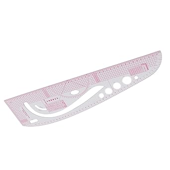 Tailor Ruler, Plastic 3245 Curve Ruler Transparent Drafting Drawing Measuring Tool Metric Ruler Dedicated Protractor, Sewing Pattern Making Tools for Pattern Making for Household - Jason Shop Fittings