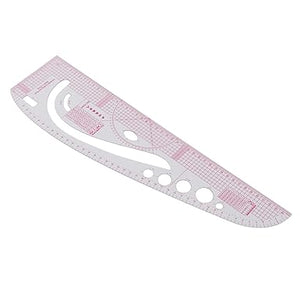 Tailor Ruler, Plastic 3245 Curve Ruler Transparent Drafting Drawing Measuring Tool Metric Ruler Dedicated Protractor, Sewing Pattern Making Tools for Pattern Making for Household - Jason Shop Fittings
