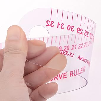 sourcing map Styling Sewing French Curve Ruler, 30x11.5cm Dress Makers Ruler Clear Sewing Tailors Pattern Making Ruler for Fashion Design and Guides for Fabric - Jason Shop Fittings