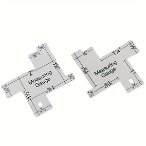 2 Inch Mini Hand Measuring Gauge Quilting Sewing Dressmaking Patchwork Ruler for DIY Sewing Craft - Jason Shop Fittings