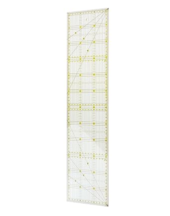 QWORK® 15 x 60cm Quilting Ruler, Precise Sewing Ruler for Quilting, Sewing and Patchworks (6” x 24”) - Jason Shop Fittings