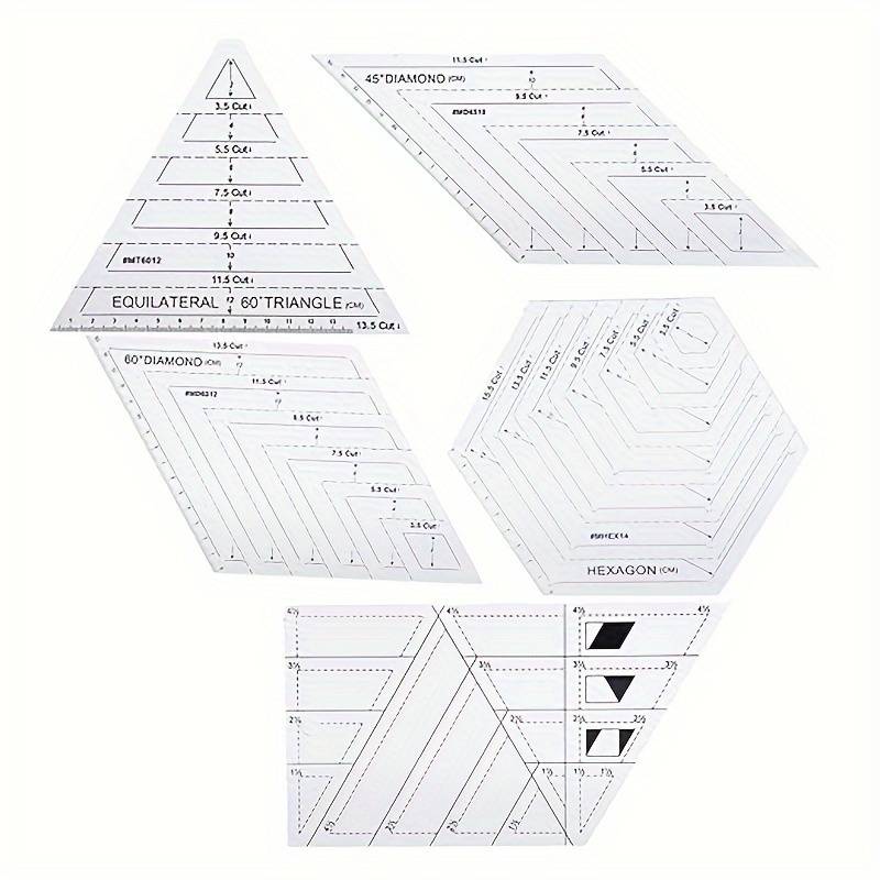 Patchwork Ruler Quilting Rule High Grade TranCloth Cutting Rusparet Acrylic Rulers Yardstick lers DIY Sewing Tools