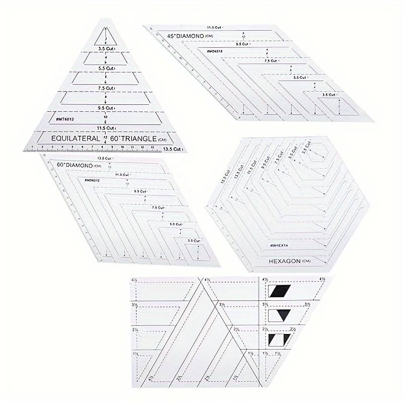 Patchwork Ruler Quilting Rule High Grade TranCloth Cutting Rusparet Acrylic Rulers Yardstick lers DIY Sewing Tools - Jason Shop Fittings