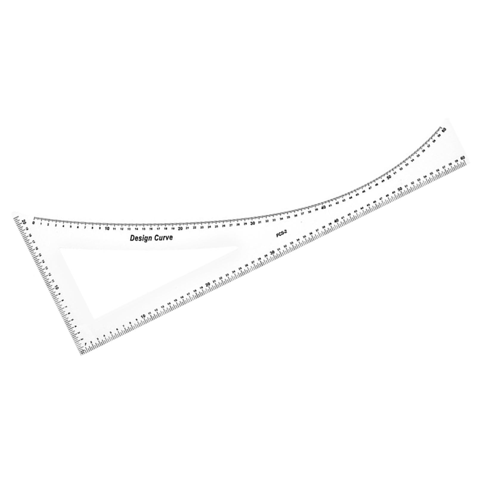 French Ruller HOHXFYP French Curve Ruler, High Accuracy Clear Sewing Ruler Tailor Set ...