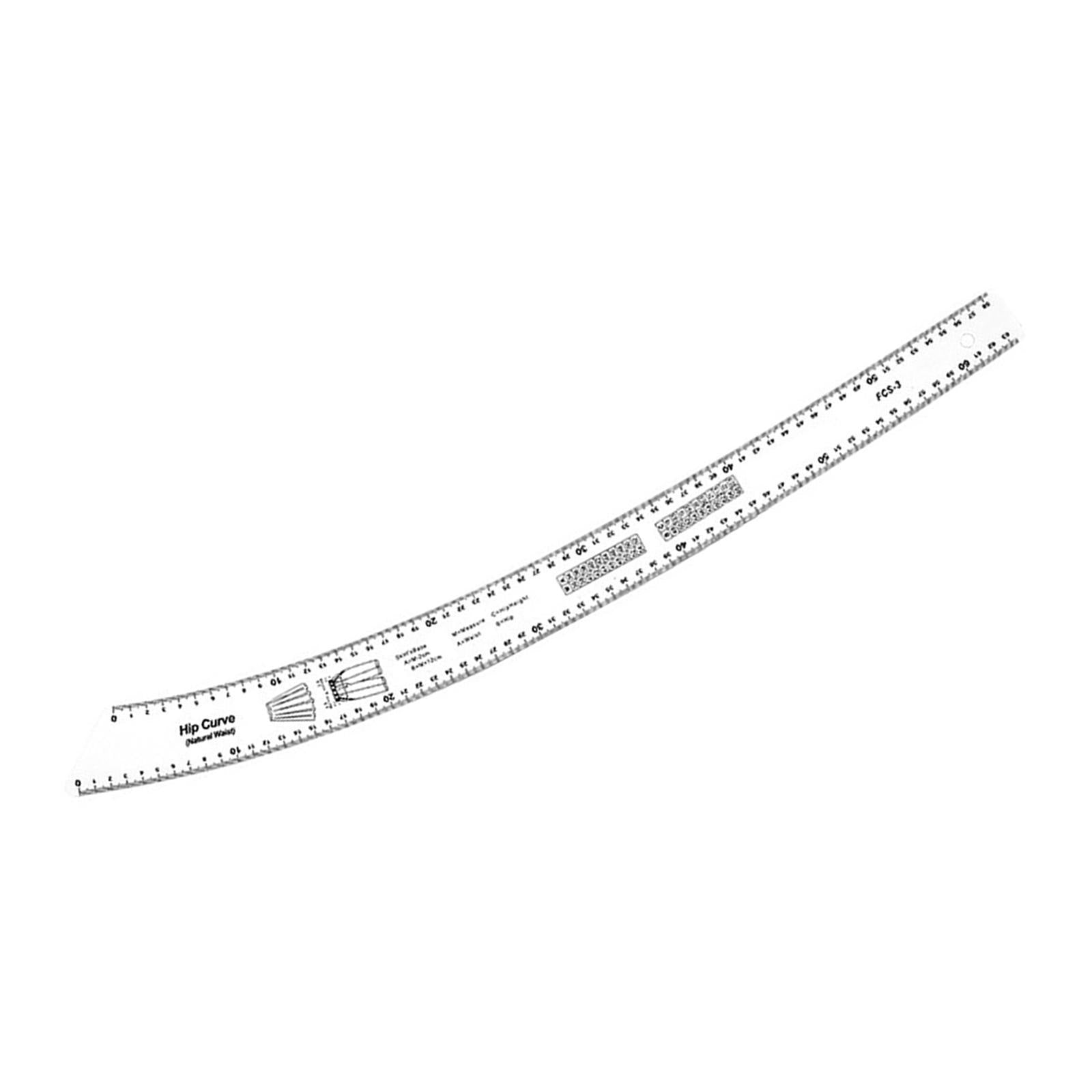 Sewing Measurement Professional Tailor Craft Tool Clothing Model Tailor Ruler Built-in Scale Drawing Ruler