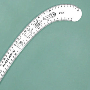 HOHXFYP  French Curve Ruler, High Accuracy Clear Sewing Ruler Tailor Set,Durable Acrylic Sewing Pattern Making Tools for Pattern Making,Drafting,Drawing and Pattern Modification - Jason Shop Fittings