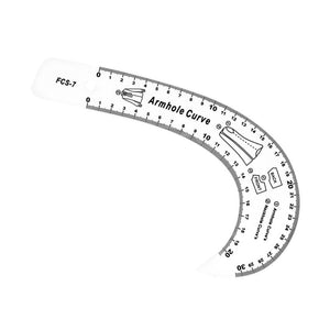 Sewing Measurement Professional Tailor Craft Tool Clothing Model Tailor Ruler Built-in Scale Drawing Ruler