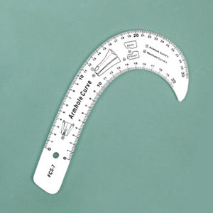 Sewing Measurement Professional Tailor Craft Tool Clothing Model Tailor Ruler Built-in Scale Drawing Ruler