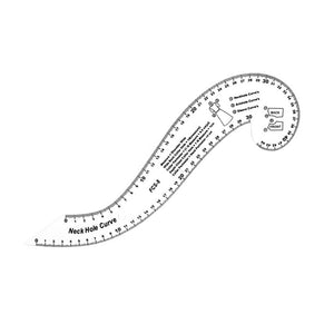 HOHXFYP  French Curve Ruler, High Accuracy Clear Sewing Ruler Tailor Set,Durable Acrylic Sewing Pattern Making Tools for Pattern Making,Drafting,Drawing and Pattern Modification - Jason Shop Fittings