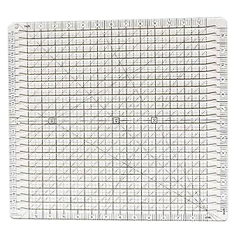12-Inch Wonderful Sewing Tool Sewing Ruler Transparent Quilting Square Ironing Ruler with Grid Lines - Jason Shop Fittings