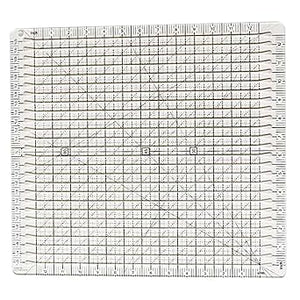 12-Inch Wonderful Sewing Tool Sewing Ruler Transparent Quilting Square Ironing Ruler with Grid Lines - Jason Shop Fittings