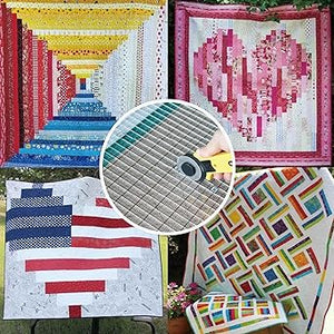 12-Inch Wonderful Sewing Tool Sewing Ruler Transparent Quilting Square Ironing Ruler with Grid Lines - Jason Shop Fittings