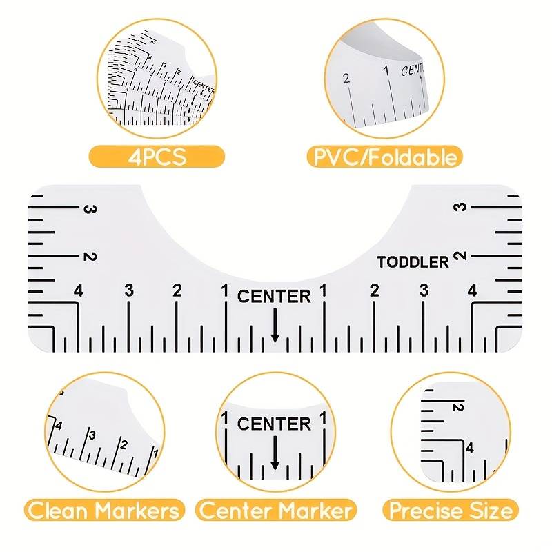 T-Shirt Ruler Guide - Jason Shop Fittings