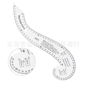 HOHXFYP  French Curve Ruler, High Accuracy Clear Sewing Ruler Tailor Set,Durable Acrylic Sewing Pattern Making Tools for Pattern Making,Drafting,Drawing and Pattern Modification - Jason Shop Fittings
