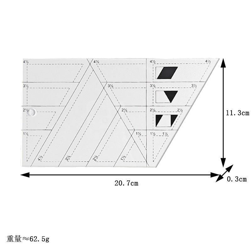 Cutting Ruler - Jason Shop Fittings