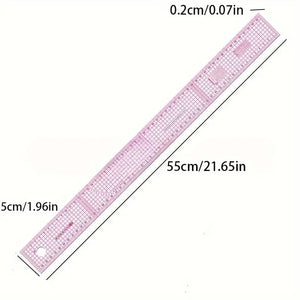 Plastic Pattern Grading Ruler - Jason Shop Fittings