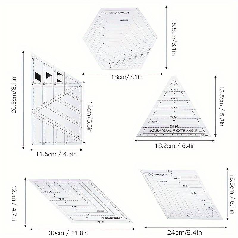 Patchwork Ruler Quilting Rule High Grade TranCloth Cutting Rusparet Acrylic Rulers Yardstick lers DIY Sewing Tools - Jason Shop Fittings