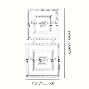 Quilting Ruler Template - Jason Shop Fittings