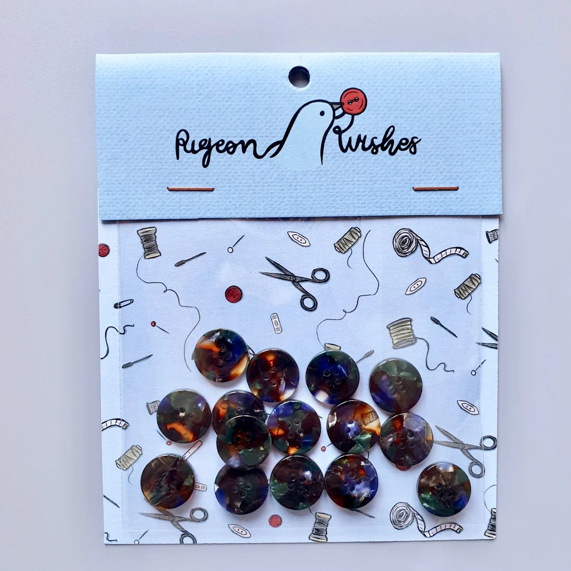 Grimoire Buttons Set (15mm Shirting Size) - Jason Shop Fittings