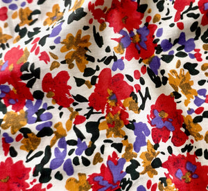 otton Floral Bold Print | PRICED PER METER - Jason Shop Fittings