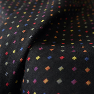 Yarn Died Rainbow Sprinkle - Black | PRICED PER METER - Jason Shop Fittings