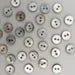 Moon flint button set (shirting size) - Jason Shop Fittings