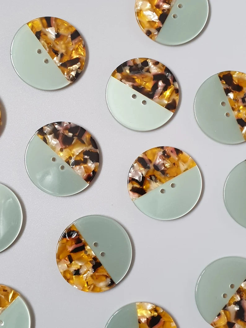 Ocean leopard (Extra Large) Button Card - Jason Shop Fittings