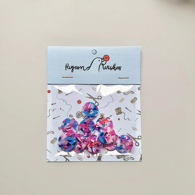 Lucid buttons set (20mm Medium Size)
