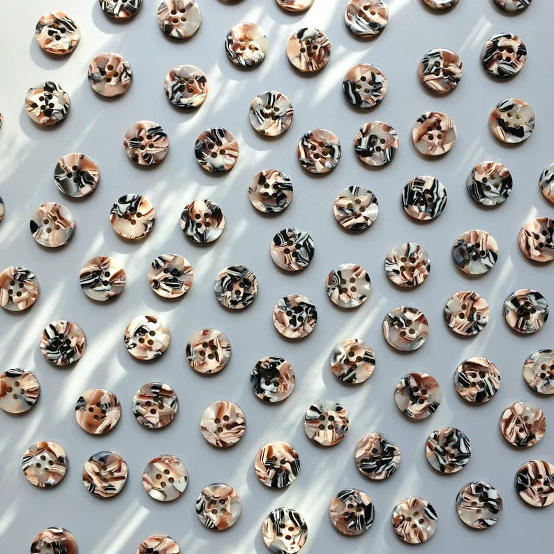 Granite button set (15mm shirting size) - Jason Shop Fittings