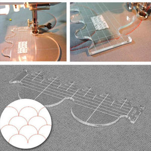 Sewing Templates, 6Pcs, Multiple Sizes, Acrylic Ruler, Multifunction Embroidery Quilting, Darning Foot, Beginners Kits, Craft Patchwork Tool - Jason Shop Fittings